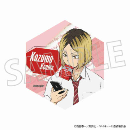 ハイキュー!! 六角形コースター 孤爪研磨 (Haikyu!! 六角形杯墊 單獨指甲拋光)