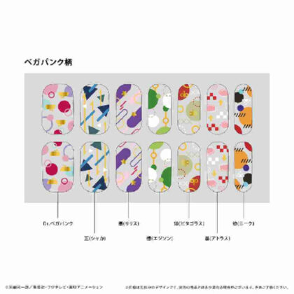 ONE PIECE ジェルタピネイルシール ベガパンク柄 (海賊王凝膠 Tapi 指甲密封 Vegapunk 圖案)
