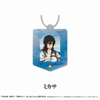 進撃の巨人 ミニフォトフレームアクリルキーホルダー ミカサ (進擊的巨人迷你相框壓克力鑰匙圈三笠)
