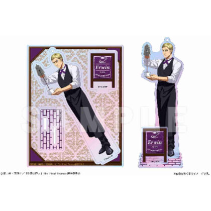 進撃の巨人 オーロラアクリルフィギュア Ver.喫茶店 03エルヴィン・スミス (進擊的巨人 奧羅拉 亞克力手辦 咖啡店 03 艾爾文史密斯)