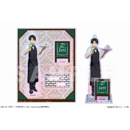 進撃の巨人 オーロラアクリルフィギュア Ver.喫茶店 04リヴァイ (進擊的巨人 奧羅拉 亞克力手辦 咖啡店 04 利維)