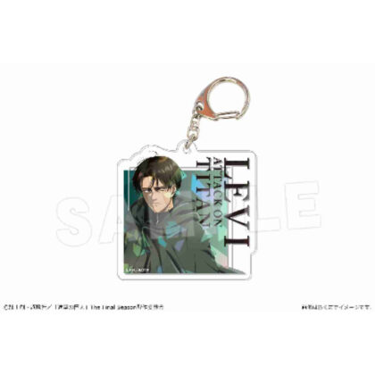 進撃の巨人 ホログラムアクリルキーホルダー 02 リヴァイ (進擊的巨人全息壓克力鑰匙圈 02 李維)