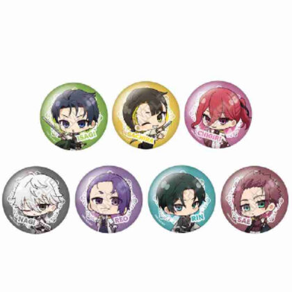 ブルーロック ちびっつ! ノーブル style 缶バッジ (藍岩Chibitsu貴族風格罐徽章！)