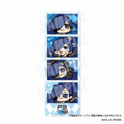 ペルソナ3 リロード 主人公×ぶくぶ 4カットステッカー A (女神異聞錄 3 Reload 主角 x Bukubu 4 剪貼圖 A)