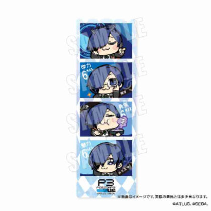 ペルソナ3 リロード 主人公×ぶくぶ 4カットステッカー B (女神異聞錄 3 Reload 主角 x Bukubu 4 剪貼圖 B)