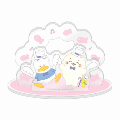 しろたん×はぴだんぶい アクリルジオラマ しろたん×あひるのペックル (Sirotan x Hapidanbui 亞克力立體模型 Sirotan x Duck Peckle)