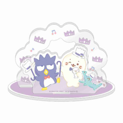 しろたん×はぴだんぶい アクリルジオラマ しろたん×バッドばつ丸 (Sirotan x Hapidanbui 亞克力立體模型 Sirotan x Bad Badtz Maru)