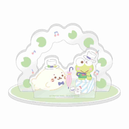 しろたん×はぴだんぶい アクリルジオラマ しろたん×けろけろけろっぴ (Sirotan x Hapidanbui 亞克力立體模型 Sirotan x Kerokerokeroppi)