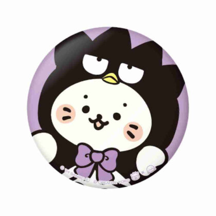 しろたん×はぴだんぶい ぷにぷに缶バッジしろたん×バッドばつ丸 (Sirotan x Hapidanbui Puni Puni Can 徽章 Sirotan x Bad Badtz Maru)