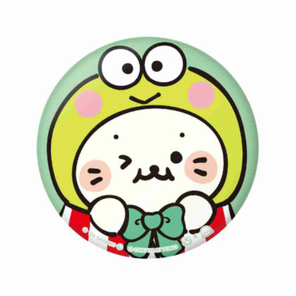 しろたん×はぴだんぶい ぷにぷに缶バッジしろたん×けろけろけろっぴ (Sirotan x Hapidanbui Puni Puni Can 徽章 Sirotan x Kerokerokeroppi)