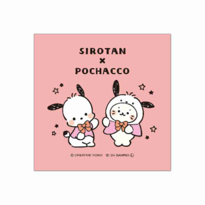 しろたん×はぴだんぶい ハンドタオル しろたん×ポチャッコ (Sirotan x Hapidanbui 手巾 Sirotan x Pochacco)