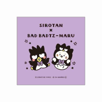 しろたん×はぴだんぶい ハンドタオル しろたん×バッドばつ丸 (Sirotan x Happy Danbui 手巾 Sirotan x Bad Badtz Maru)