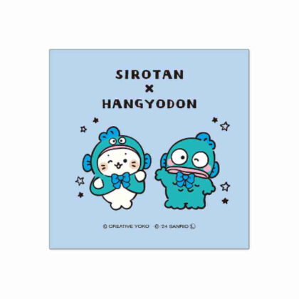 しろたん×はぴだんぶい ハンドタオル しろたん×ハンギョドン (Sirotan x Hapidanbui 手巾 Sirotan x Hangyodon)