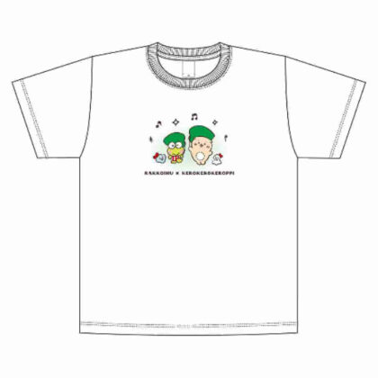 しろたん×はぴだんぶい Tシャツ けろけろけろっぴ Mサイズ (Sirotan x Hapidanbui T 卹 Kerokerokeroppi M 碼)