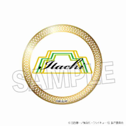 ハイキュー!! スクール ギラギラ缶バッジ 井闥山学院高校 (排球!! 學校閃光罐徽章 伊毛山學院高中)