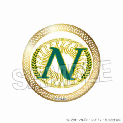 ハイキュー!! スクール ギラギラ缶バッジ 戸美学園 (排球學校吉拉吉拉瑤徽章東美學園)