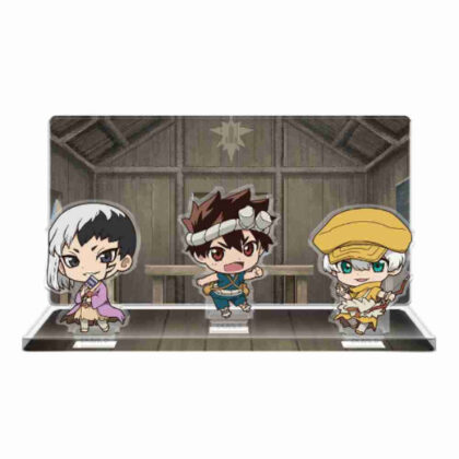 Dr.STONE アクリルジオラマ D ゲン&クロム&羽京 (Dr.STONE 亞克力立體模型 D Gen & Chrome & Hakyo)