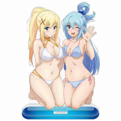 この素晴らしい世界に祝福を!3 アクリルキャラスタンド アクア&ダクネス (KonoSuba：上帝保佑這個美好的世界！)