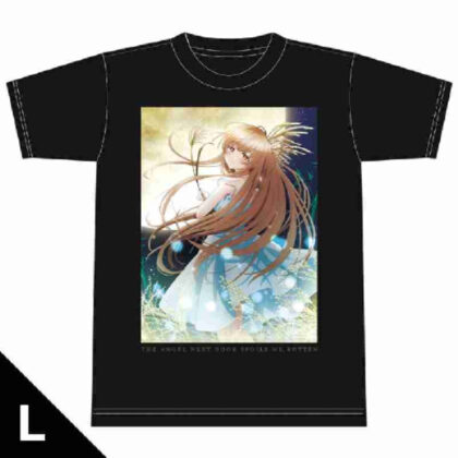 お隣の天使様にいつの間にか駄目人間にされていた件 Tシャツ 椎名真昼 十五夜Ver. Lサイズ (鄰家天使如何把我變成廢人的故事T卹真晝椎名十號屋L號Ver.)