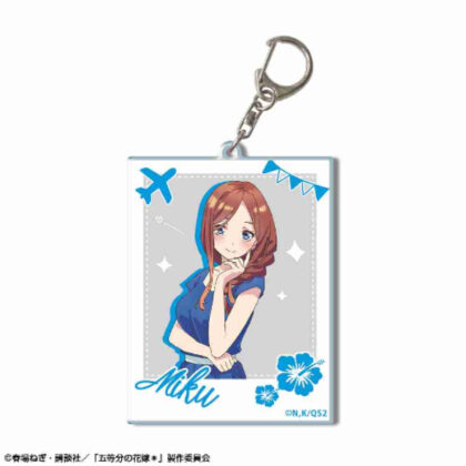五等分の花嫁* ビッグアクリルキーホルダー デザイン05中野三玖 A (典型的五胞胎* 大壓克力鑰匙圈設計 05 Miku Nakano A)
