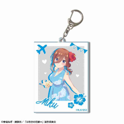 五等分の花嫁* ビッグアクリルキーホルダー デザイン06中野三玖 B (典型的五胞胎* 大壓克力鑰匙圈設計 06 Miku Nakano B)