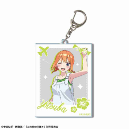 五等分の花嫁* ビッグアクリルキーホルダー デザイン07中野四葉 A (典型的五胞胎* 大壓克力鑰匙圈設計 07 Yotsuba Nakano A)
