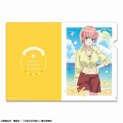 五等分の花嫁* クリアファイル デザイン01 中野一花 (典型的五胞胎* 資料夾設計 01 中野一香)