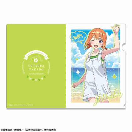 五等分の花嫁* クリアファイル デザイン04 中野四葉 (典型的五胞胎*透明檔案設計04中野四葉)