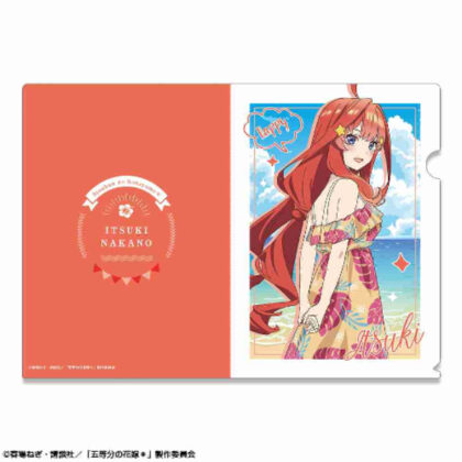 五等分の花嫁* クリアファイル デザイン05 中野五月 (典型的五胞胎* 資料夾設計 05 中野皋月)