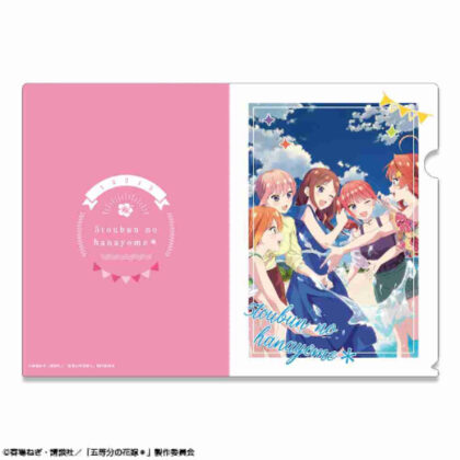 五等分の花嫁* クリアファイル デザイン07 集合 B (典型的五胞胎* 透明資料夾設計 07 套裝 B)