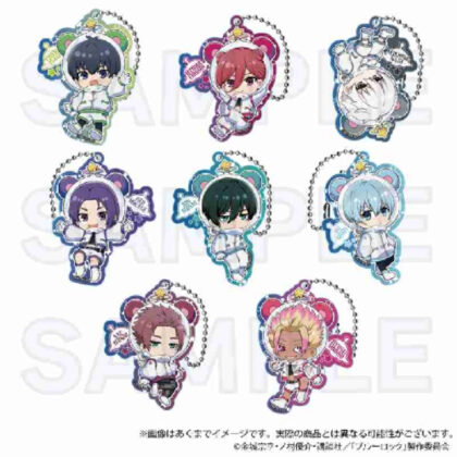 ブルーロック トレーディングアクリルキーホルダー うちゅーじんVer. (Blue Rock Trading 亞克力鑰匙圈宇中神Ver.)