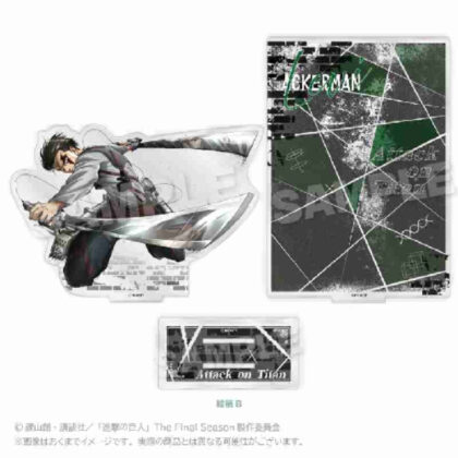 進撃の巨人 ジオラマアクリルスタンド 絵柄B (進擊的巨人立體模型壓克力支架圖案B)