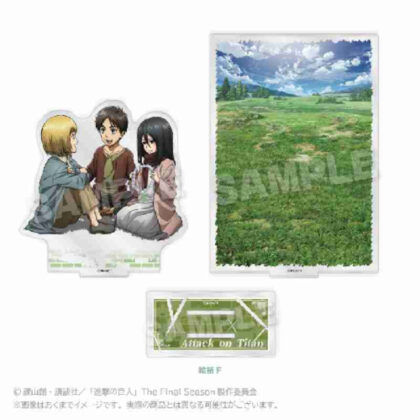 進撃の巨人 ジオラマアクリルスタンド 絵柄F (進擊的巨人立體模型壓克力支架圖案F)