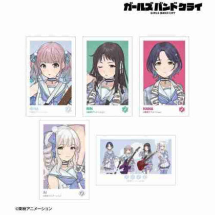 ガールズバンドクライ ダイヤモンドダスト インスタントカメラ風イラストカード5枚セット Ver.A (女子樂隊哭泣鑽石塵即時相機風格插圖卡 5 件套 Ver.A)