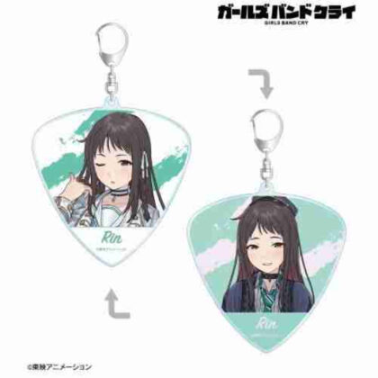 ガールズバンドクライ リン ピック型両面BIGアクリルキーホルダー (女子樂團 Cry Ring Pick 型雙面 BIG 壓克力鑰匙圈)