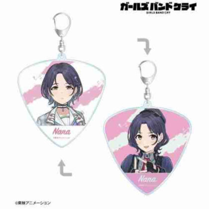 ガールズバンドクライ ナナ ピック型両面BIGアクリルキーホルダー (少女樂團 Cry Nana Pick 型雙面 BIG 壓克力鑰匙圈)