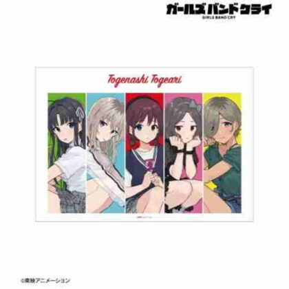 ガールズバンドクライ トゲナシトゲアリ 集合 A3マット加工ポスター Ver.B (女子樂團 Cry Togenashi Togeari Gathering A3 霧面處理海報 Ver.B)