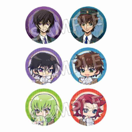 コードギアス 反逆のルルーシュ ホテルニューオータニコラボ 缶バッジコレクション (Code Geass 反叛的魯路修 新大谷飯店合作 罐徽章收藏)