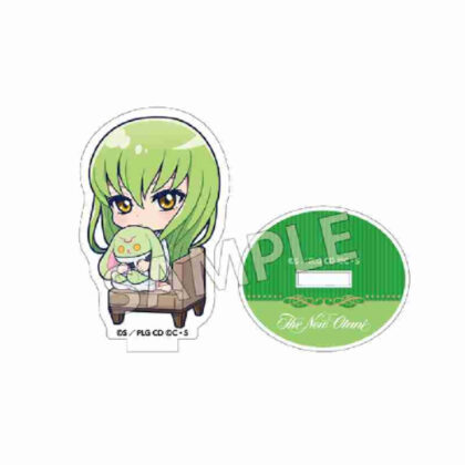 コードギアス 反逆のルルーシュ ホテルニューオータニコラボ ちびキャラアクリルスタンド C.C. (Code Geass 反叛的魯魯修酒店新大田合作赤壁角色亞克力立牌 C.C.)