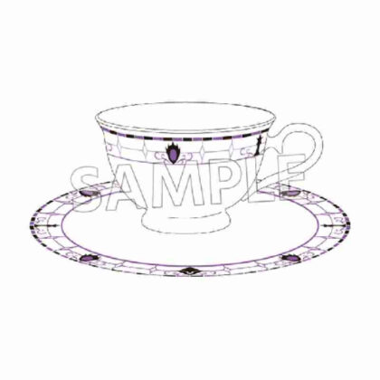 コードギアス 反逆のルルーシュ ホテルニューオータニコラボ ティーカップ&ソーサー (Code Geass 反叛的魯魯修 Hotel New Otani 合作茶杯和碟子)