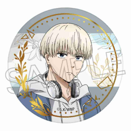 WIND BREAKER 箔押し缶バッジ 梶蓮 (WIND BREAKER 燙金罐頭徽章 Ren Kaji)