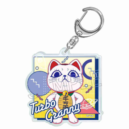 ダンダダン ビビッドライン アクリルキーホルダー ターボババア(招き猫) (Dandadan Vivid Line 壓克力鑰匙圈 Turbo Hag（招財貓）)