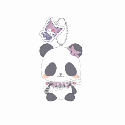 劇場版 呪術廻戦 0×サンリオキャラクターズ ぬいぐるみマスコット パンダ×クロミ (柔術迴旋電影 0 x Sanrio 角色毛絨吉祥物熊貓 x Kuromi)