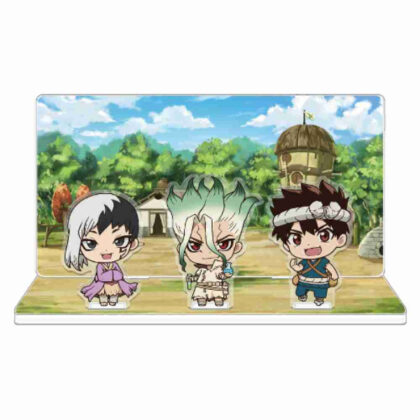 Dr.STONE アクリルジオラマA 千空&クロム&ゲン (Dr.STONE 亞克力立體模型 A Senku & Chrome & Gen)