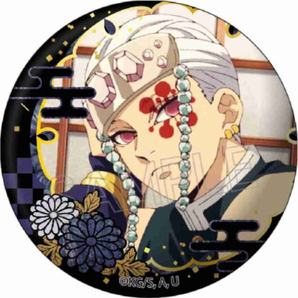 鬼滅の刃 螺鈿風シリーズ 缶バッジ Vol.2 宇髄天元 (鬼滅之刃 螺鈿風格系列瑤徽章 Vol.2 有珠天元)