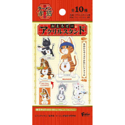 【食玩】ラーメン赤猫 おまちどーアクリルスタンド (【糖果玩具】拉麵紅貓大町堂亞克力立架)