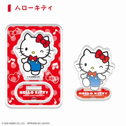 【食玩】HELLO KITTY 50TH ANNIVERSARY アクリルスタンド ([糖果玩具] HELLO KITTY 50週年壓克力立架)