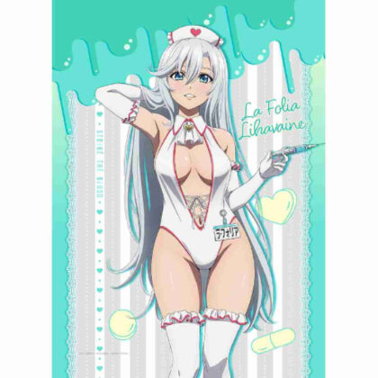 ストライク・ザ・ブラッド 描き下ろしB2タペストリー ラ・フォリア/ナース水着 Wスエード (Strike the Blood Original B2 Tapestry La Folia/護士泳衣 W 絨面革)
