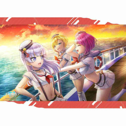 ドルフィンウェーブ B2タペストリー 甲板上のマジックアワー (甲板上的 Dolphin Wave B2 Tapestry 魔法時刻)