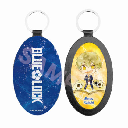 ブルーロック キャラでるアート レザーキーホルダー 15 雷市陣吾(ミニキャラ) (Blue Rock 角色藝術皮革鑰匙圈 15 雷一神吾（迷你角色）)